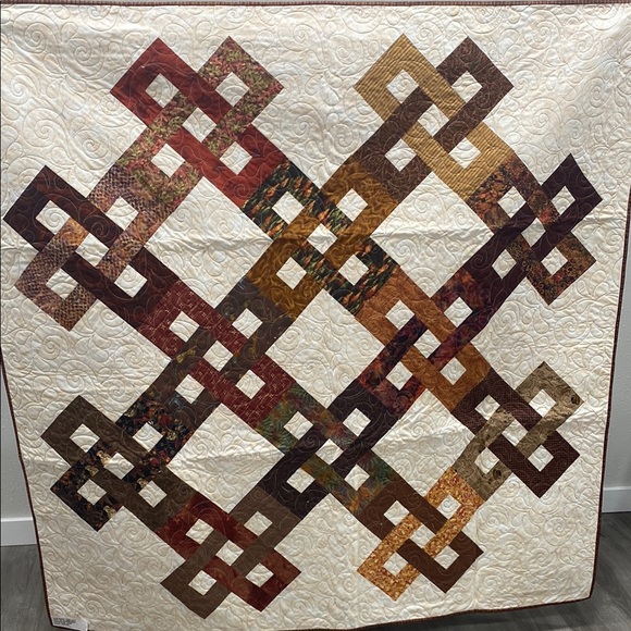 Other - Elegant Multicolor Geometric Quilt